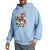 Men's Hooded Sweatshirt, Contrasting Color Sweatshirt, Sports   Casual Jacket
