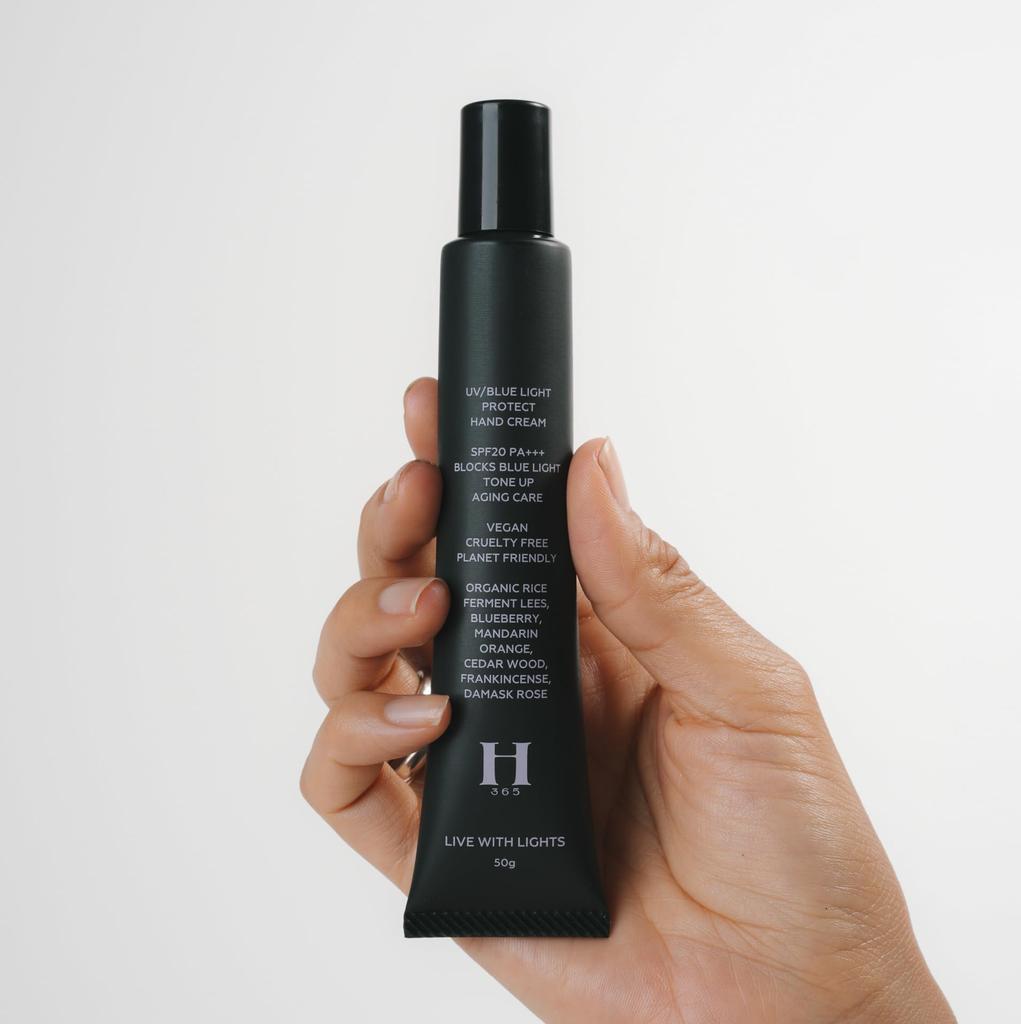 H365 Light Protection Hand Cream Hand Moisturizing Sensitive Skin Tone Up Naturally Originated UV/Blue SPF20PA+++ [Sunscreen Cream/Makeup Base/Neck