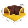 Hamster Tunnel with Anti Slip Design Playground Exercise Training Guinea Pig Hideout for Guinea Pig Squirrel Cat Rat Chinchilla