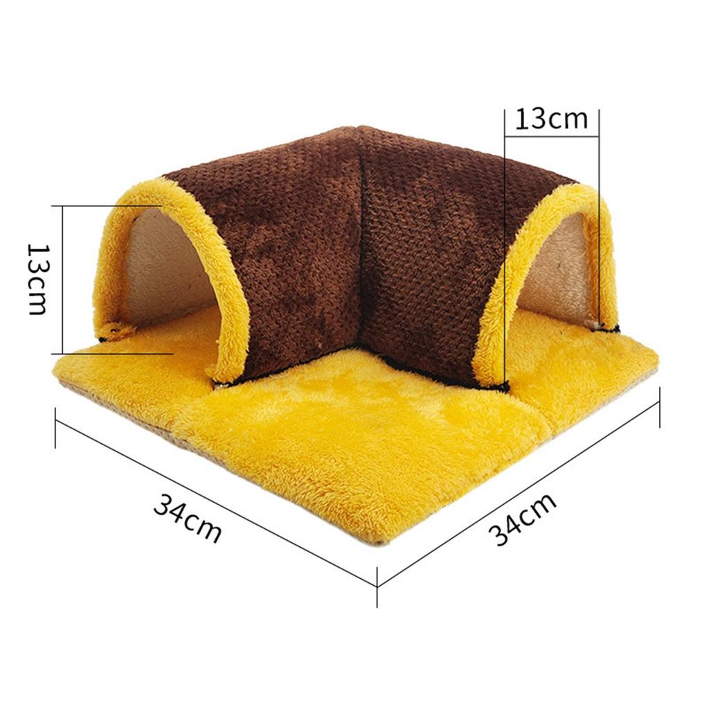 Hamster Tunnel with Anti Slip Design Playground Exercise Training Guinea Pig Hideout for Guinea Pig Squirrel Cat Rat Chinchilla