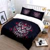 Samurai Demon Art Set Decor Bedding Set With 1 Duvet Cover 2 Pillowcases Single Double King Queen, Gift