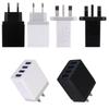 4-Port USB Charger with EU/UK/US Plugs, 5.1A Travel Charger Adapter