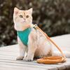 Pet Harness Cat Halter Soft Breathable Vest with Cat Leash Reflective Safety Harness for Outdoor Walking And Traveling