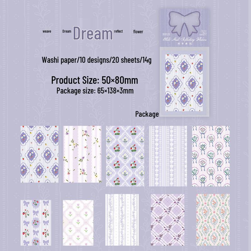 

Dreamweaver Floral Retro Journal Kit: Ketchup & Paper Stickers, DIY Decorative Base