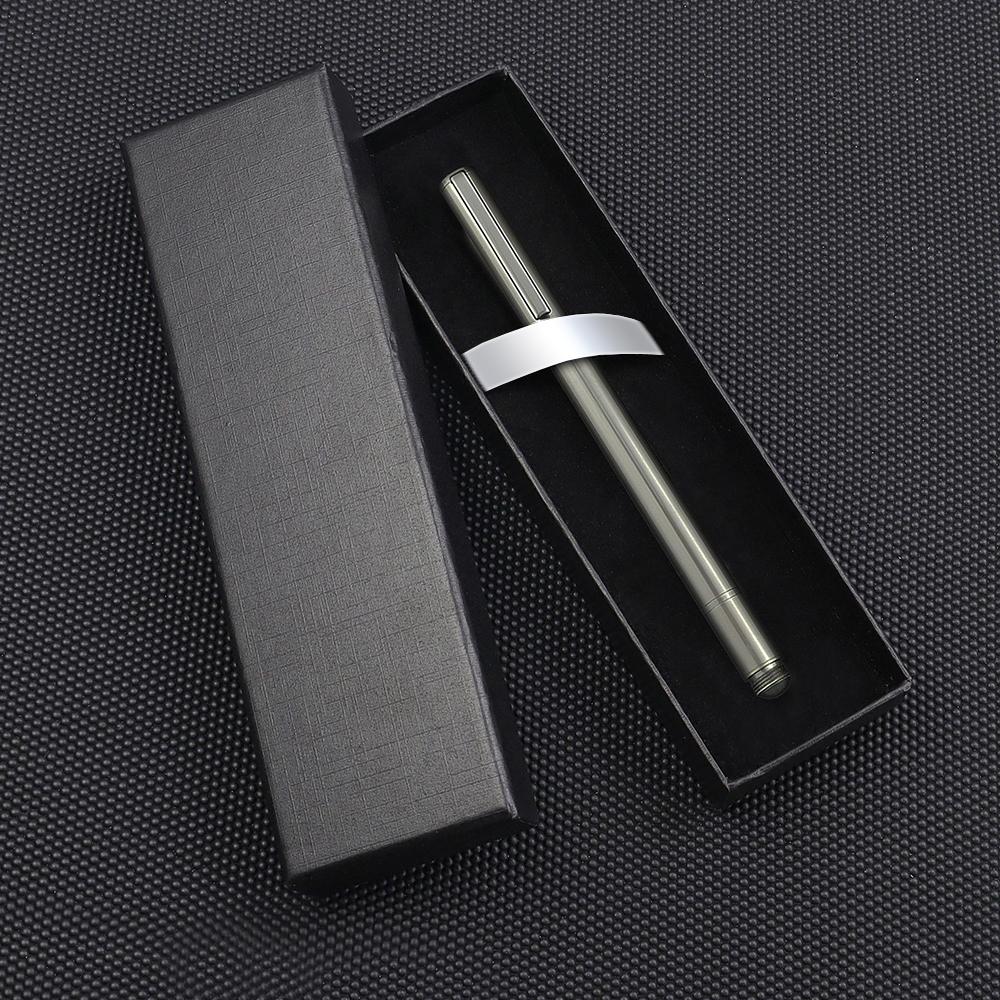 1 PC Metal Sign Pen for Writing Gift Black Business Sense Design Office Supplies Men's Multi-Functional Signature Pen Stationery