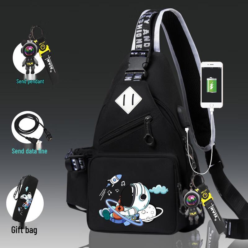 Мужская сумка через плечо с дизайном в виде гитары