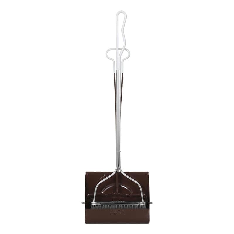 Dulton Smiley Set Long Handle Broom [Dustpan & Set] Brown/Ivory