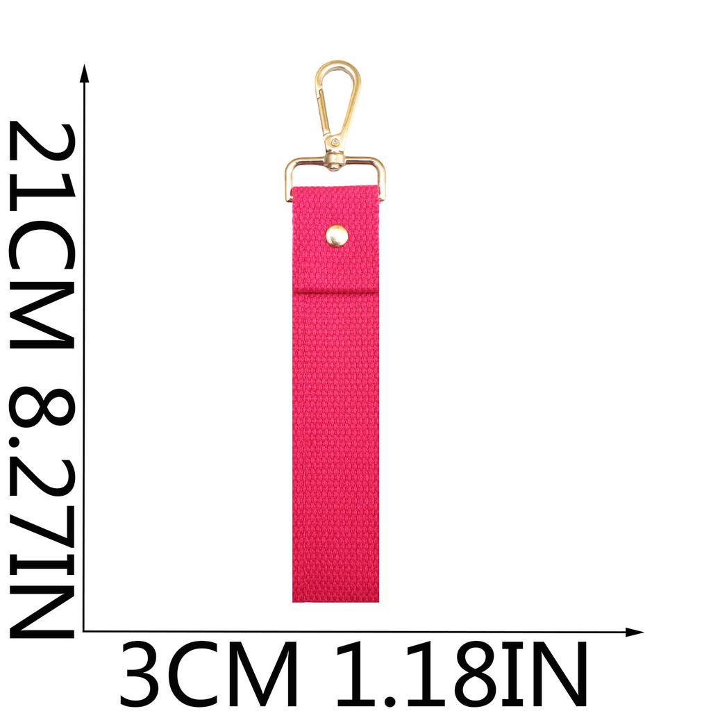 Diy Handmade Webbing Keychain Pendant, Japanese And Korean Fashion Cloth Sticker Decorative Ribbon Pendant, Handmade Ins Bag Pendant.