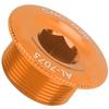 2pcs Crank Cover Screw Cap Aluminum Alloy M20 Mountain Bike Bicycle Crank CoverGold