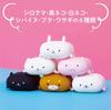 ELECOM AirPods Case Silicone Case Wireless Charging Compatible Animal Design with Connector Cap Black Cat AVA-APSCANCATB