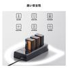 CONCEPT Camera Charger with Battery Level Compatible with Sony Camera Battery USB Charger K&F NP-FW50 Charger, 3-Slot Display, Charger, Type-C