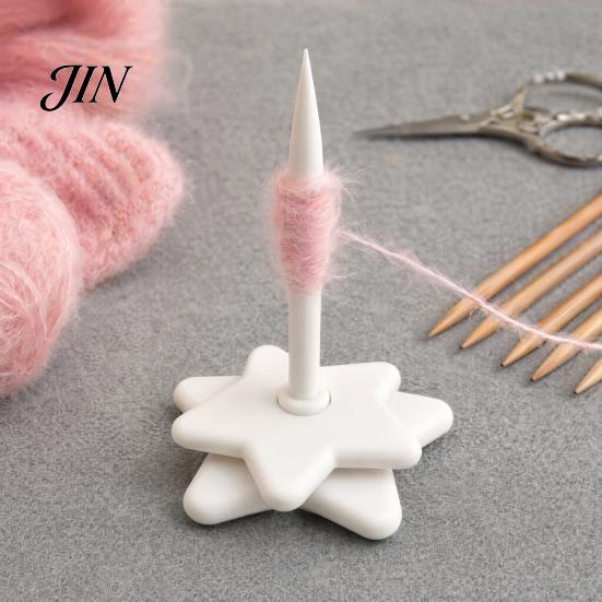 Handmade Wool Protector Yarn Holder for Crocheting Knitting, 3D Printed Star Base Stand Spinner, Anti-slip Ball Dispenser Knitting Lovers Craft