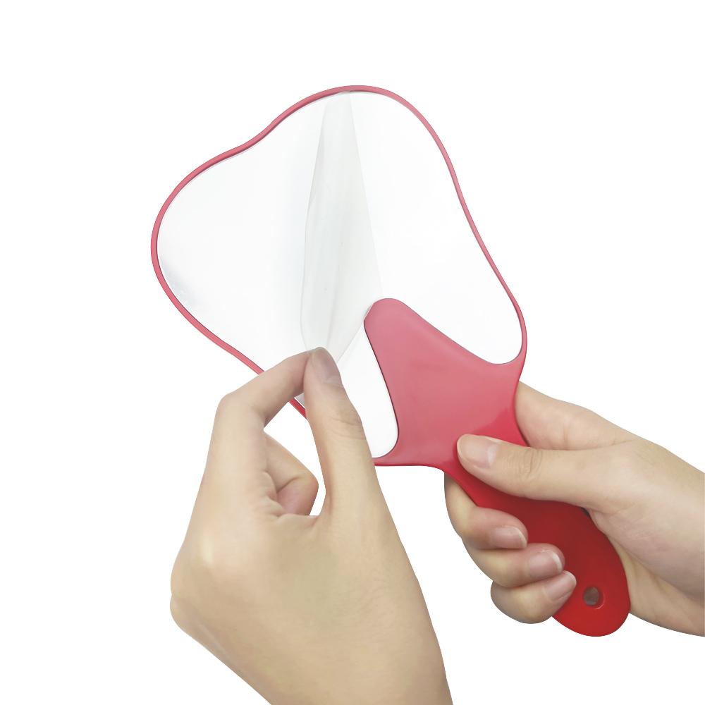 Specchio Manico Dentale a Forma di Dente Infrangibile Paziente Carino Specchio per Esame Manuale Regalo Dentista Specchi per Trucco