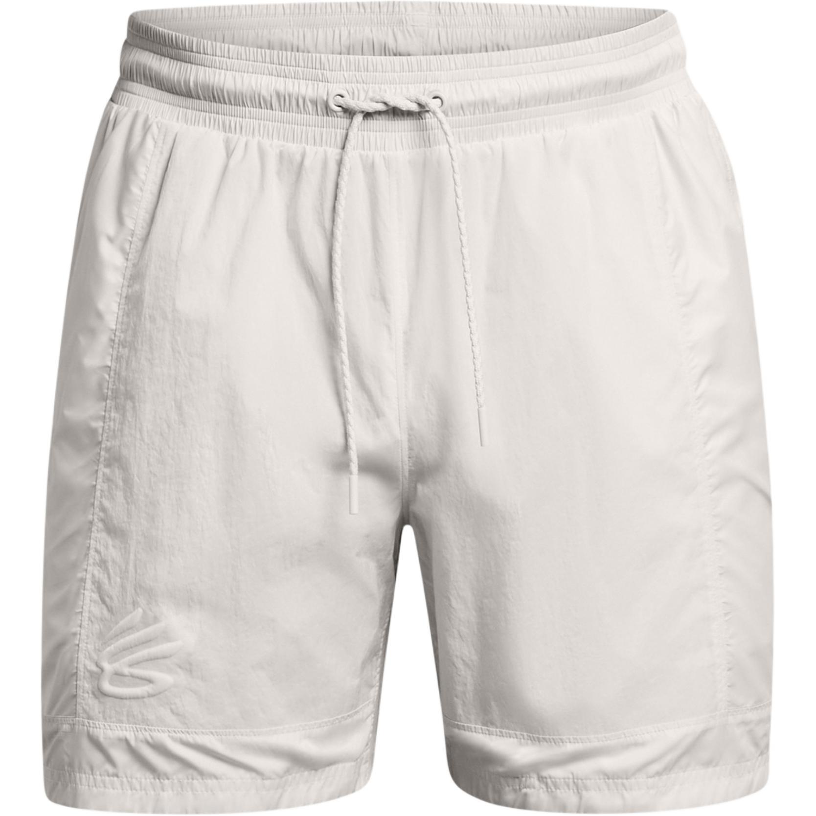 Under Armour Curry Woven Shorts  White  Men s 1383373-114 M