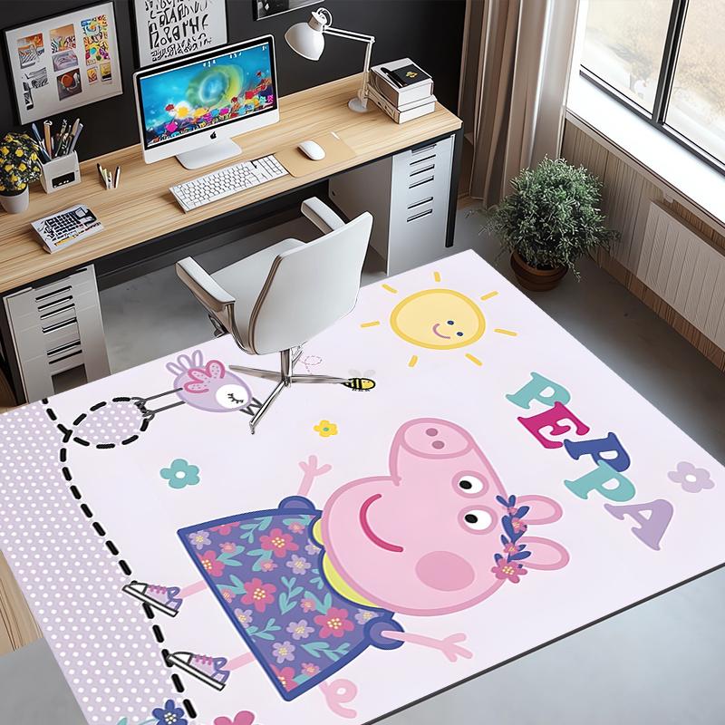 Cartoon animation Pattern Rug, Indoor/Outdoor Mat, for Picnic, Gameroom, Bedroom, Office, Living Room, Home Decor Carpet, Birthday Gift