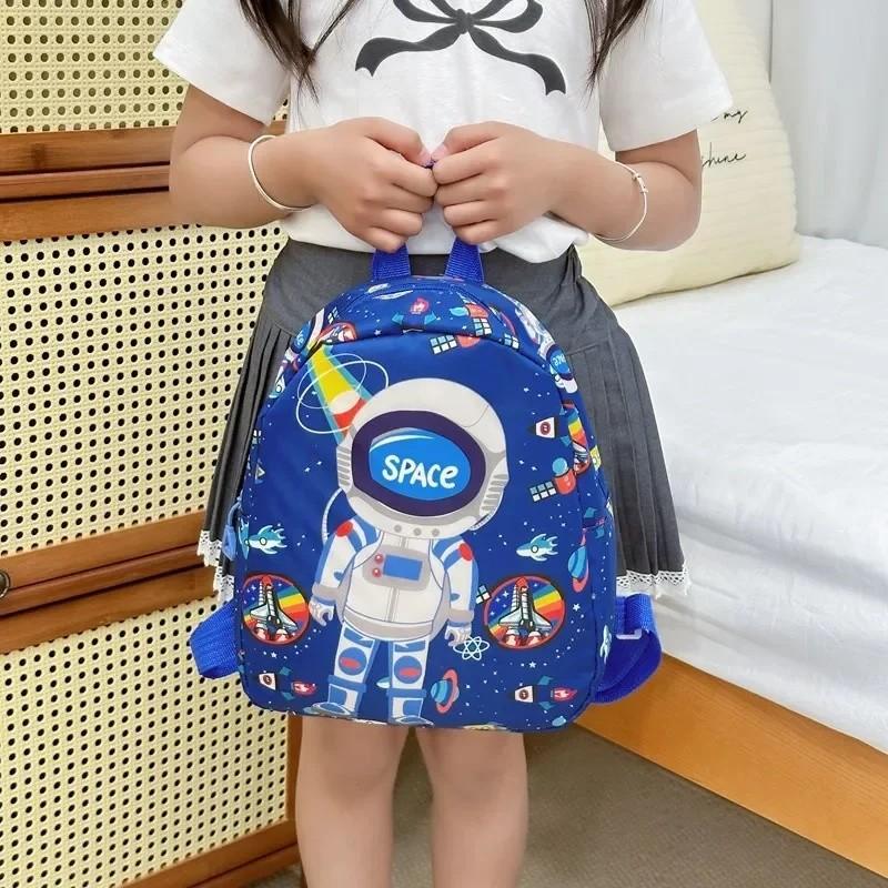 Mermaid Cat Dinosaur Shark Patterns Backpack Breathable Nylon Straps Shoulder