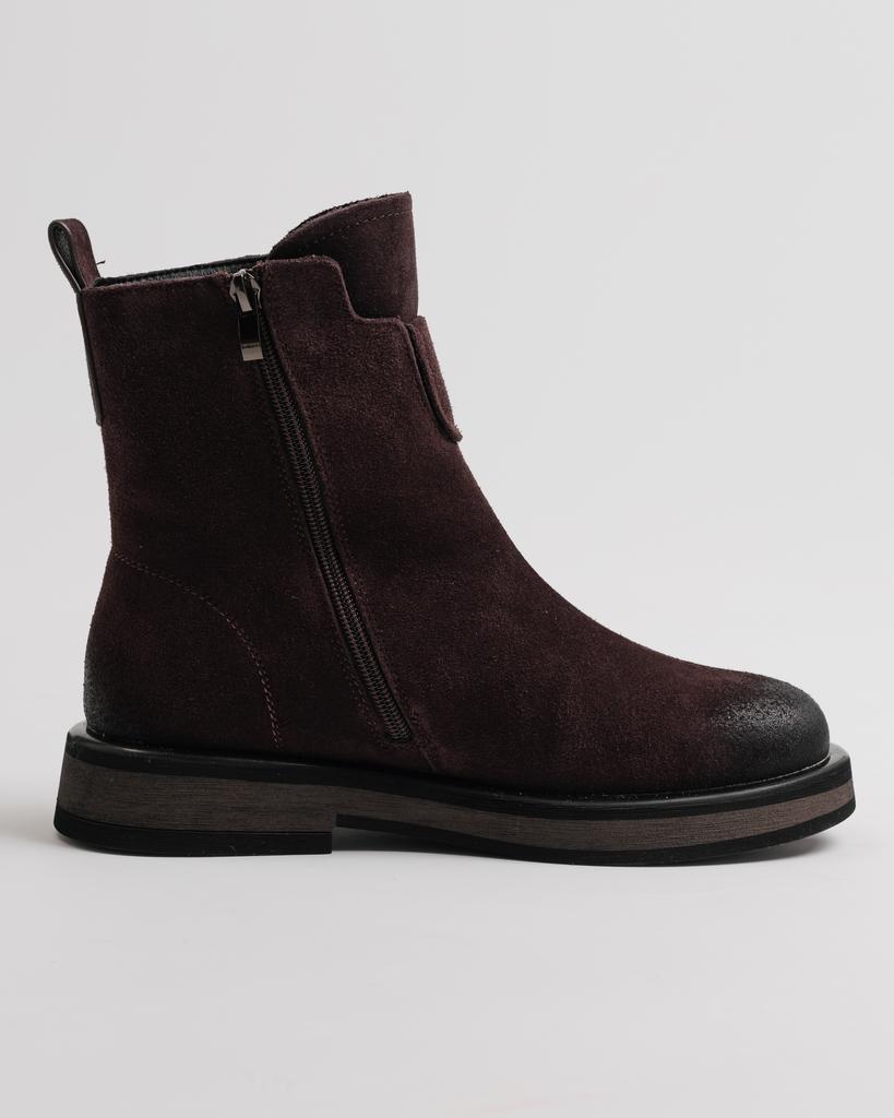 Winter Boots Lola Andy 93118 36 Dark Brown Suede Wool