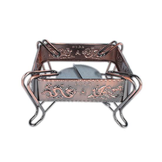 Mini Outdoor Camping BBQ Solid Alcohol Stove Household Spirit Burner Decoration