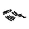 5x Black Interior Door Pull Handle Window Control Panel For VW Passat B5 98-2005