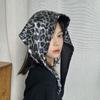 Y2K Leopard Print Hair Scarf Hip Hop Punk Bandana Fashion Triangular Headscarf  Girls