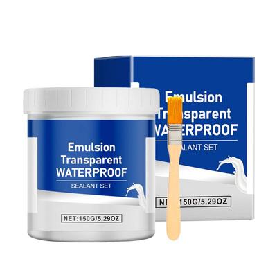 Transparent Waterproof Adhesive Clear Roof Patch Sealant Anti-Leakage Liquid Sealant Mastic Invisible Waterproof Agent Concrete