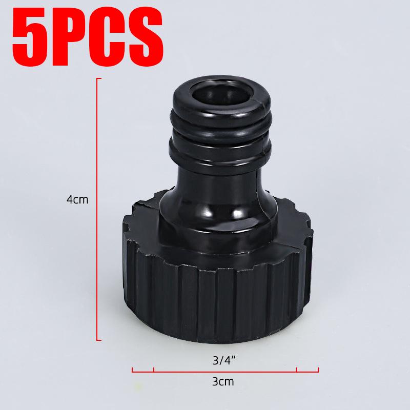 Washing Machine 3/4" Internal Thread ABS Plastic Standard Connector 1/2" Conversion Connector Pacifier Faucet Connector Car Wash