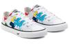 Converse Chuck Taylor All Star Low Top Kids Canvas Shoes White Teenagers 668458C