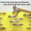 Maus und Käse Zuordnungsspiel Spielzeug Montessori Frühpädagogik Formerkennung Puzzle Feinmotorik Training für Kleinkinder Geschenk