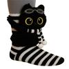 3D Knits Animal Socks,Plush Animals Hug Socks,Funny Novelties Winter Warm Hand Crocheted Socks Christmas Gifts Women