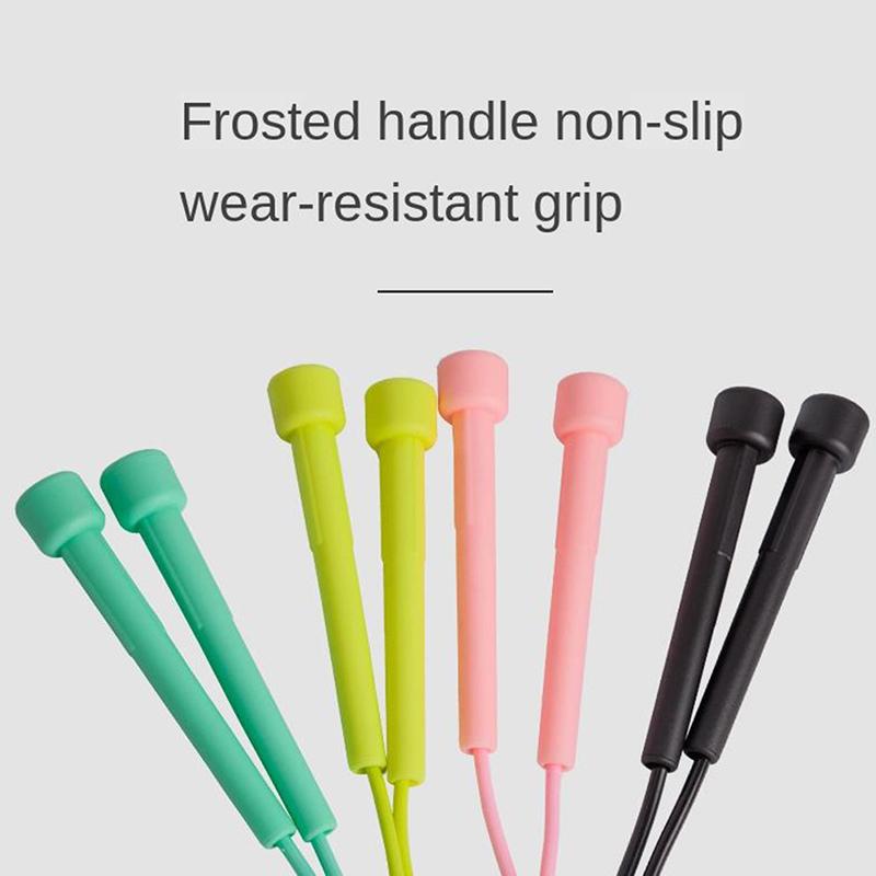 1Pc Speed Jump Rope Kids Pvc hoppetau Justerbart treningsutstyr