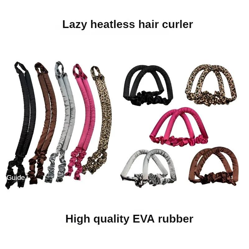 Lockenstab ohne Hitze, Stirnband, Lockenwickler, Lazy Hair Rollers für langes Locken ohne Hitze über Nacht, Band für Magic Wave-Lockenwickler