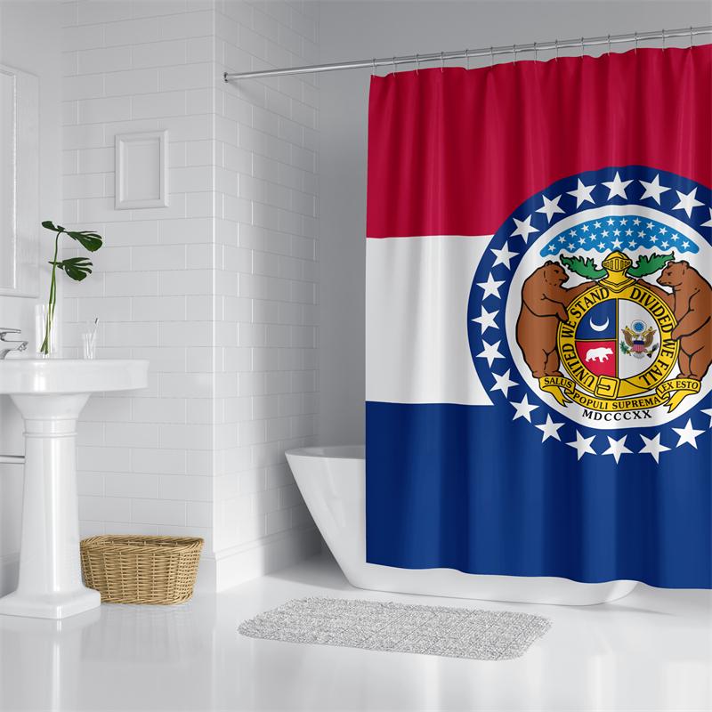 

Aertemisi Missouri Shower Curtain Set With Grommets And Hooks For Bathroom Decor W60H190(CM)-1 Pcs