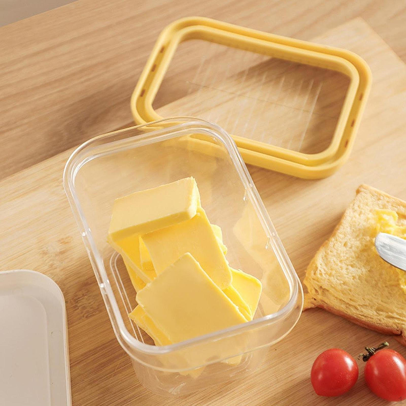 

Butter Cutting Box Stainless Steel Gifts Multi Functional Fresh Keeping Keeper Storage Case for