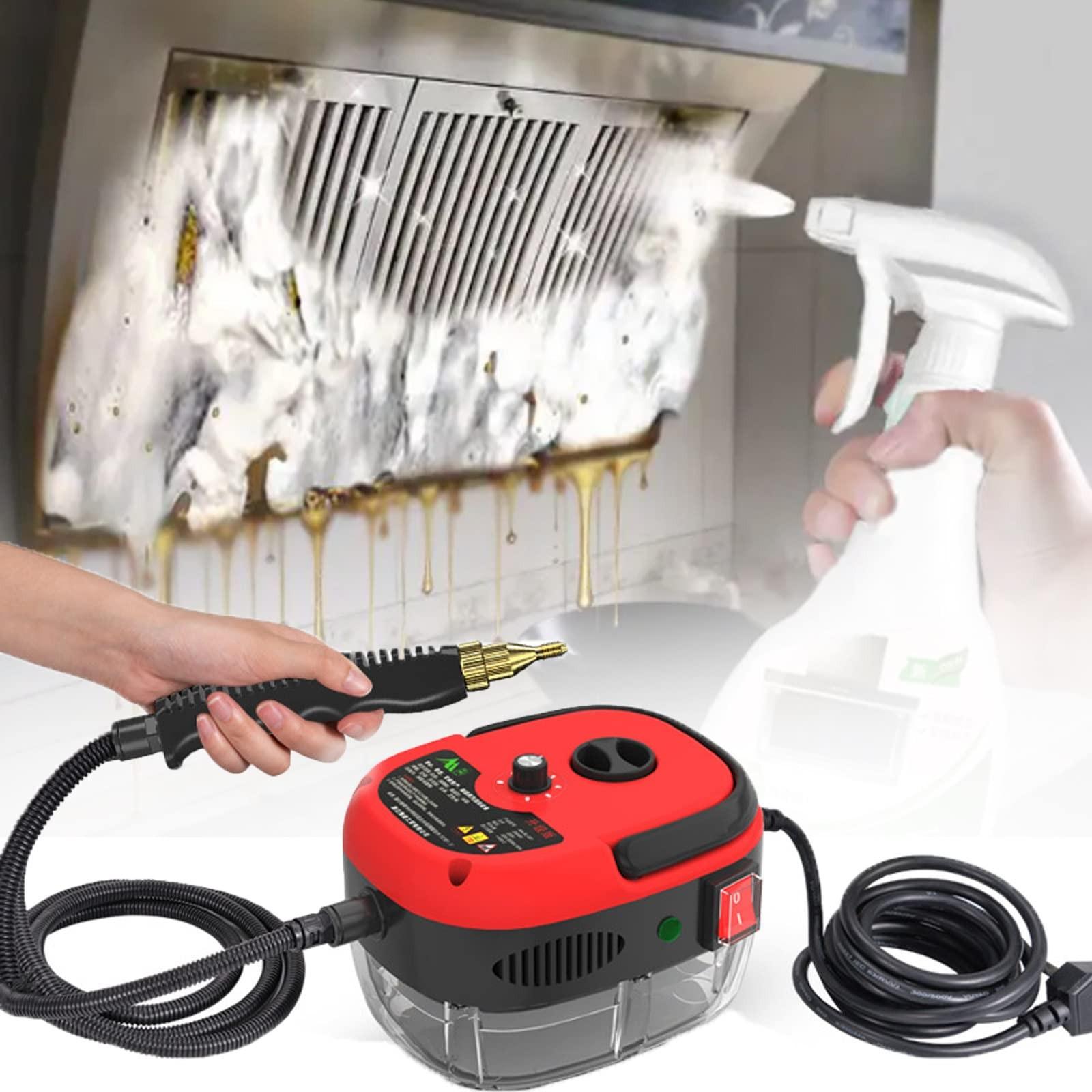 High Temperature And High Pressure Steam Cleaning Machine Conditioning Kitchen Range Hood Oil Stain Household 2500W Cleaning Machine One Size красный