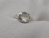 Lemon Quartz 925 Sterling Silver Ring: Faceted Oval Gemstone, Handmade