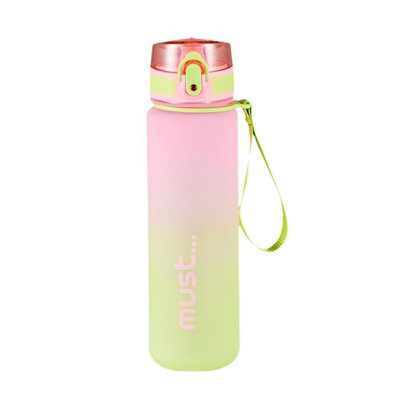 Water bottle1011 sports large-capacity cup women's summer water cup men's matte material direct drinking high temperature resistant tea cup with