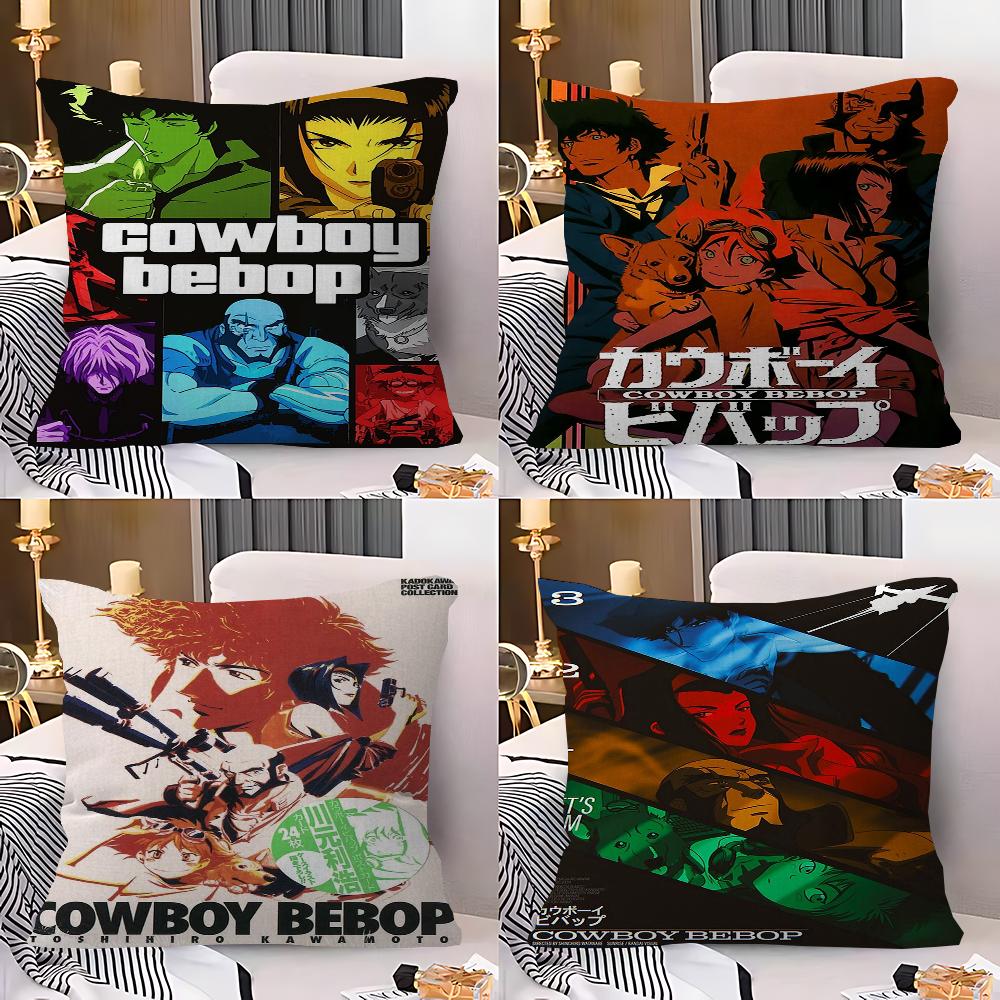 Povlaky na polštáře Cowboy Bebop Domácí ložní prádlo Dekorativní povlak na polštář Svatba Super měkký povlak na polštář