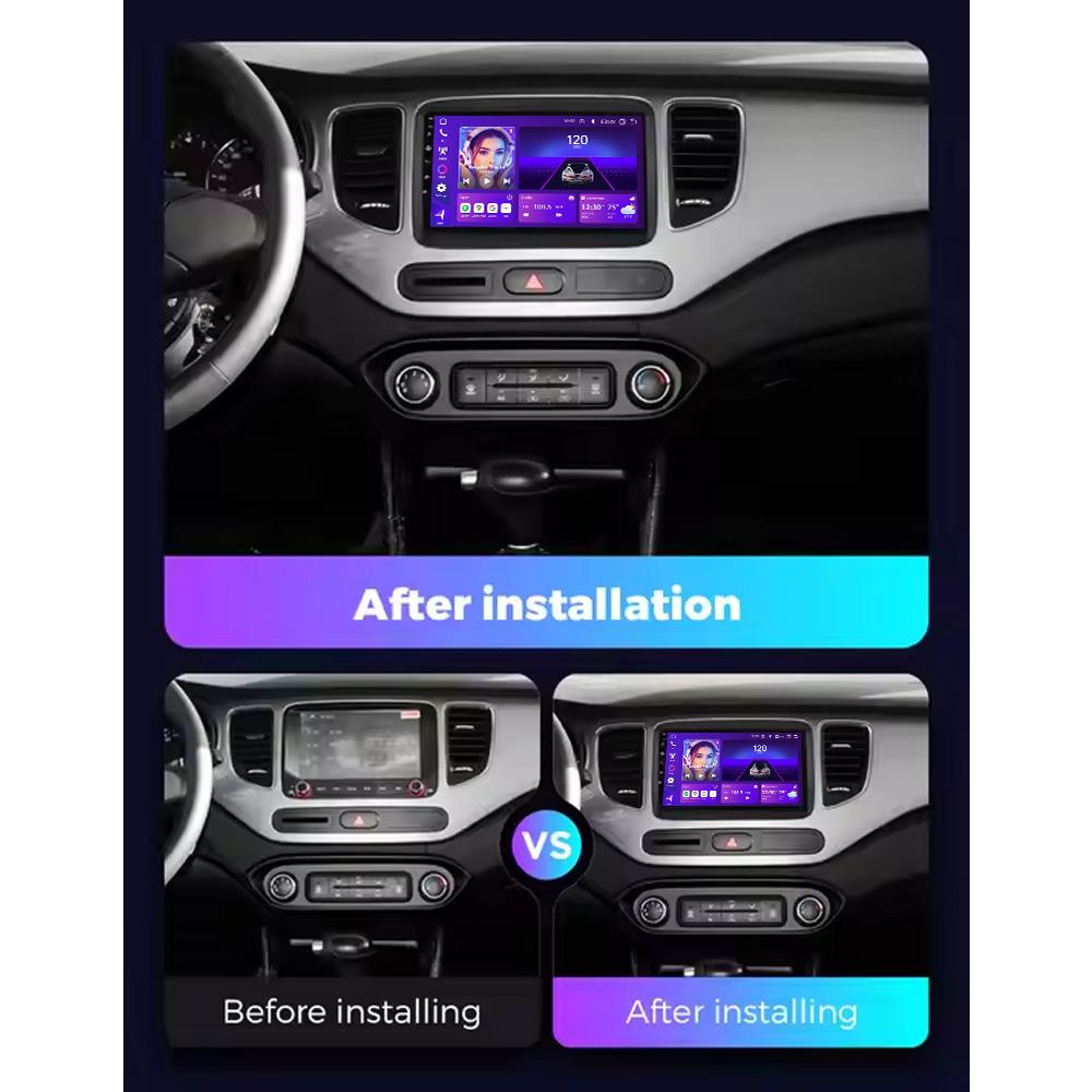 Toyousonic Car Video Player for KIA Carens 2013-2018 GPS Navigation Built-in Dsp Carplay Autoradio Android Head Unit