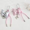 Stylish Heart Bowknot Keychain Pendant Suitable for Women's Handbags Phone Case Purses Adding Style to Your Accessories