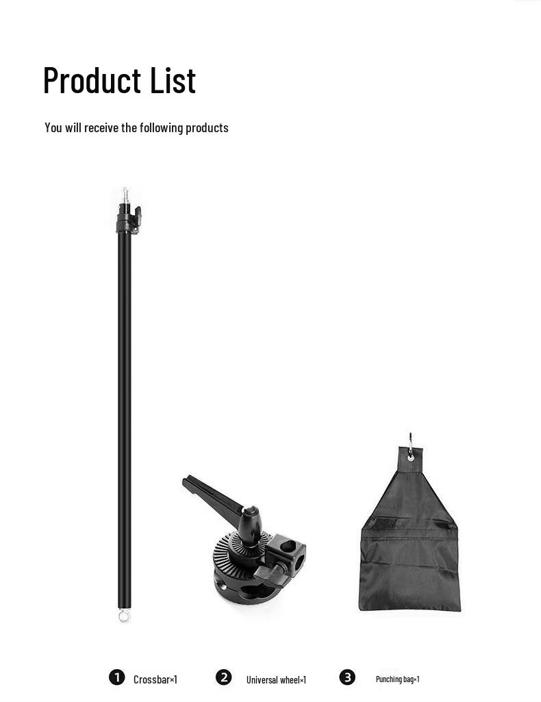 Складная выдвижная стрела-стойка 150 см для фотостудии.