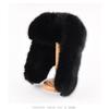 Plush Lei Feng Hat for Women In Winter Thickened Warm Ear Protection Hat Northeast Snow Town Imitation Mink Long Haired Locomotive Hat for Men
