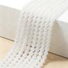 Angola White Crystal Round Beads 6-10mm for DIY Bracelets - Natural Stone Semi-finished Product