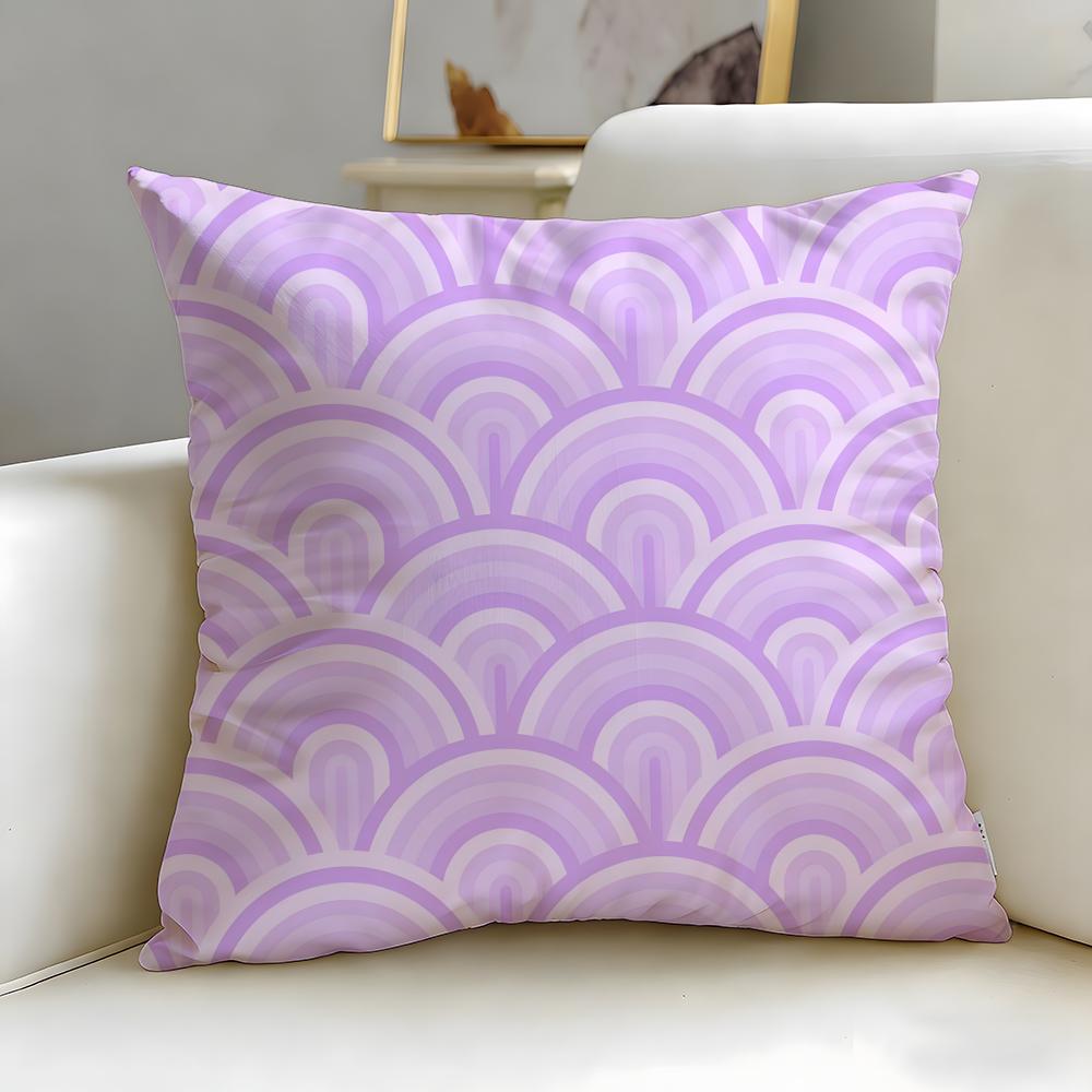 black and white Stripes Cushion Cover Soft EasyWash Pillow Case Versatile for Couch Bed Travel and Office