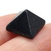 10Pcs Mini Healing Crystal Pyramid Decorative Ornament,Natural Stone with Four Sides Tapered,Reiki Crystal Point Home Decor Jewelry 14x14mm