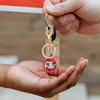 Stylowy i Uroczy Brelok Daruma dla Licealistów Czerwona Daruma Tradycyjny Szczęśliwy Klucz Prezent [LIFKOME] Uczniowie, Zawieszka, Amulet, Pierścień, Samochód/Torba
