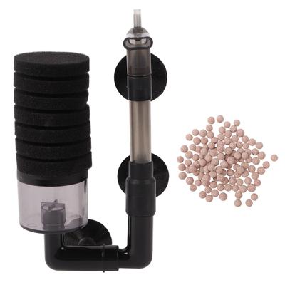 Aquarium Sponge Filter Strong Adsorption Capacity Quiet Mini Fish Tank Biochemical Water Filter with Filter Material