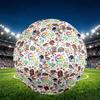 Dandy's World Print Size 5 Soccer Ball, PU Wear Resistant Football for Match Training and Daily Practice, Birthday Gift for Soccer Fans