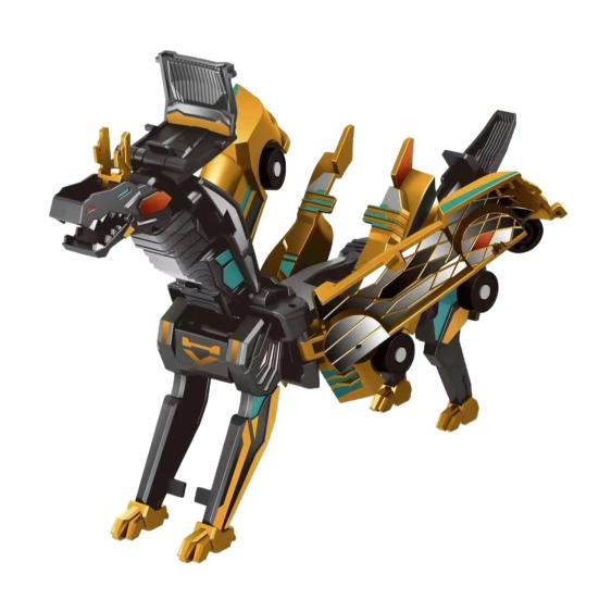 Transformable Flying Dragon Car Toy Collision Deformation Educational 2-In-1 Mini Transforming Dragon Vehicle Toy Toddlers Boys Girls Birthday Gift