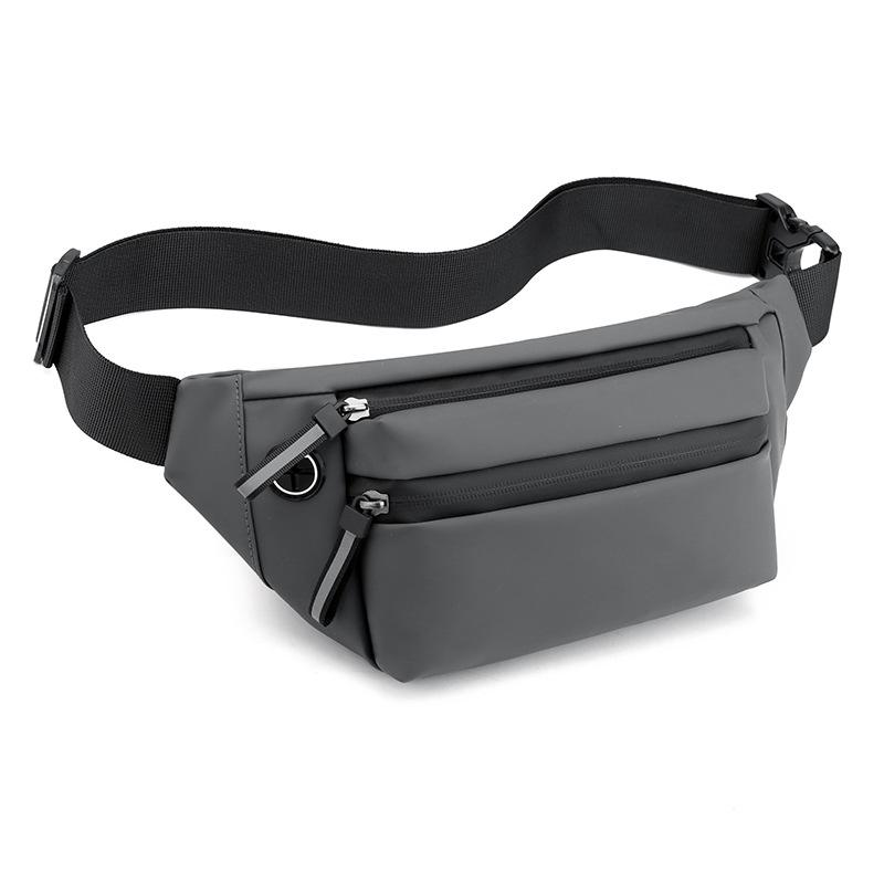 Men Waist Bag Sports Lightweight Messenger Bag Outdoor Men's Chest Bag Multifunctional Mobile Phone Bag