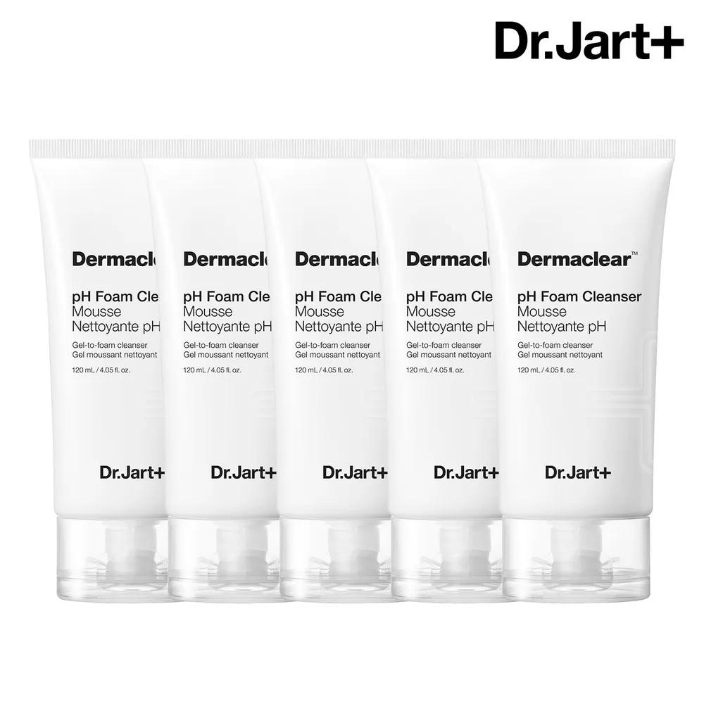 Dermaclear pH Mildly Acidic Foam Cleanser 120ml x 5